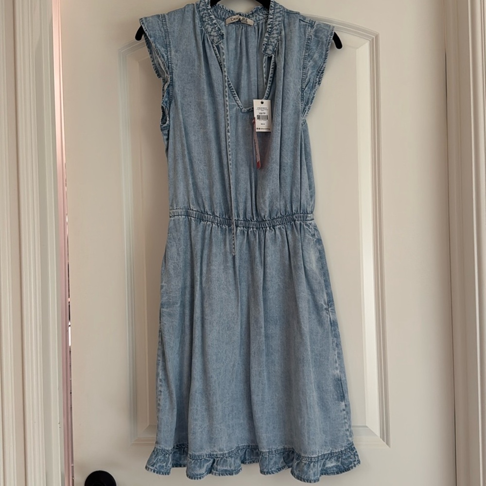 NWT light blue Dex dress XS